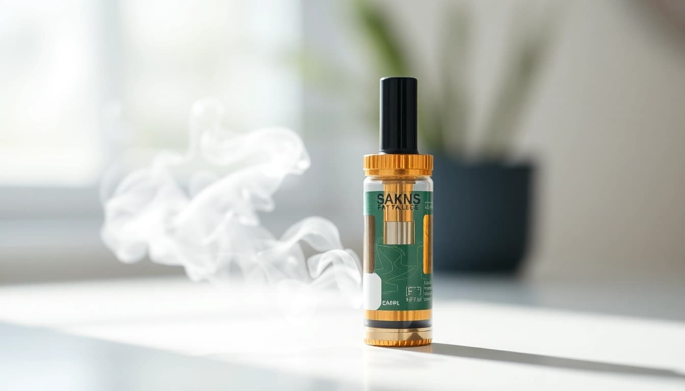 Showcasing Prefilled vape oil cartridge For Sale UK in a sleek design with vibrant colors.