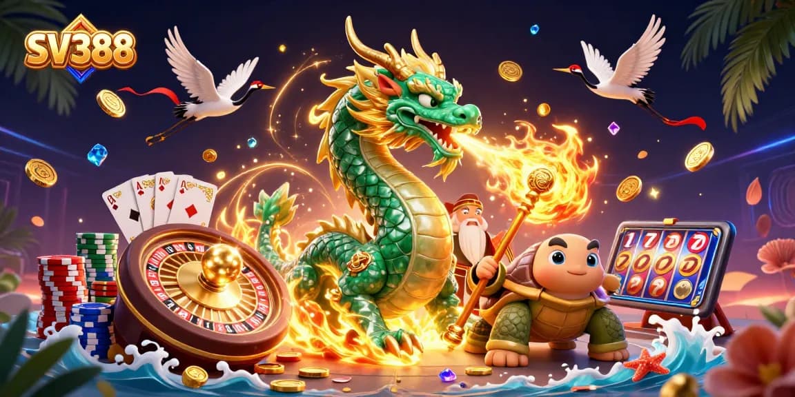 Watch exciting SV388 cockfighting matches with stunning visuals and dynamic casino elements.