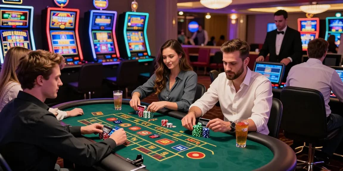 Players enjoying a dynamic experience at https://lctltd.co.uk focused on credit card casinos in a vibrant gaming atmosphere.