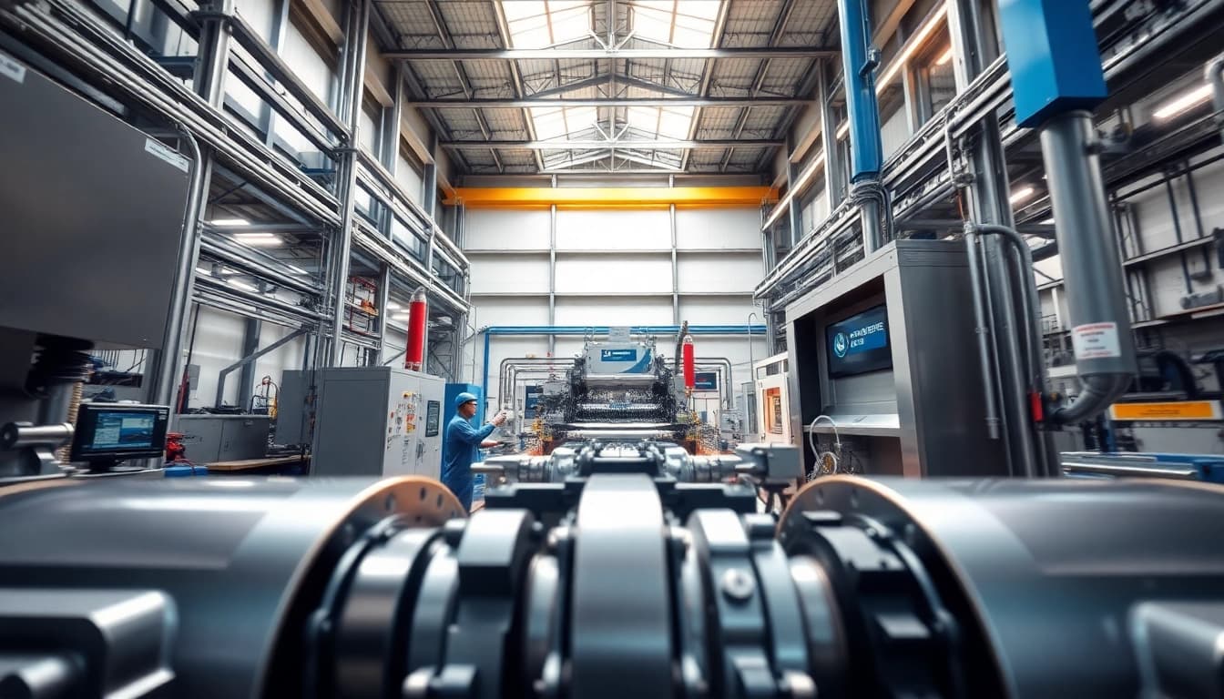 High pressure diecasting Malaysia: advanced diecasting machinery in professional manufacturing facility.