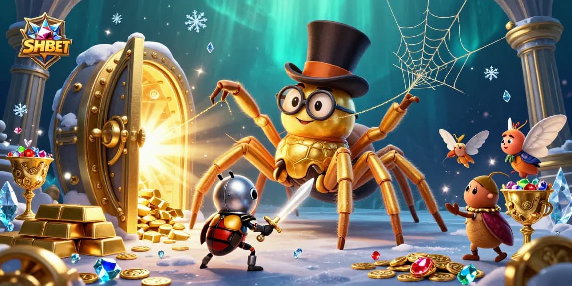 Experience thrilling gameplay at SHBET with an engaging scene packed with treasures and characters.