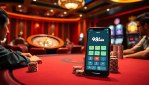 The app 98win enhances casino experiences with a high-stakes poker game and exciting slot machines.