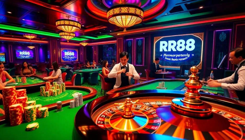 Experience thrilling gameplay at RR88.lat with exciting casino tables and vibrant poker action.