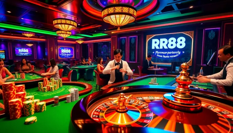Experience thrilling gameplay at RR88.lat with exciting casino tables and vibrant poker action.
