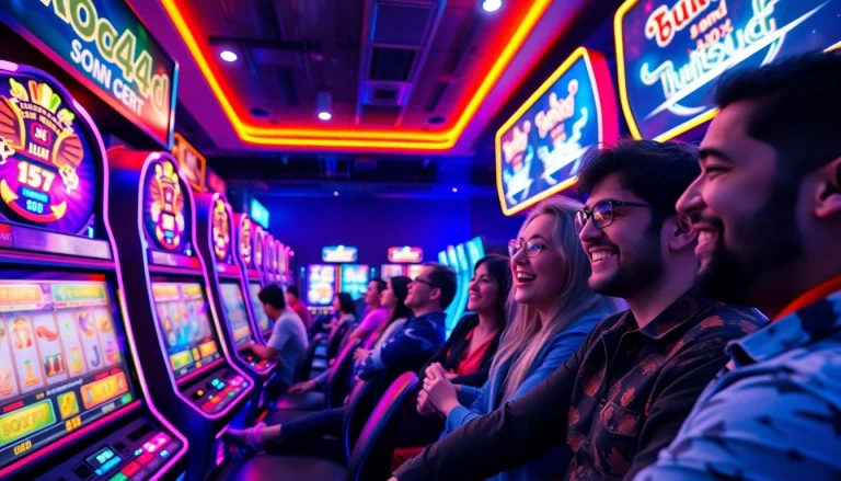 Kode4d link showcasing an exciting online gaming environment filled with players enjoying vibrant slot games.