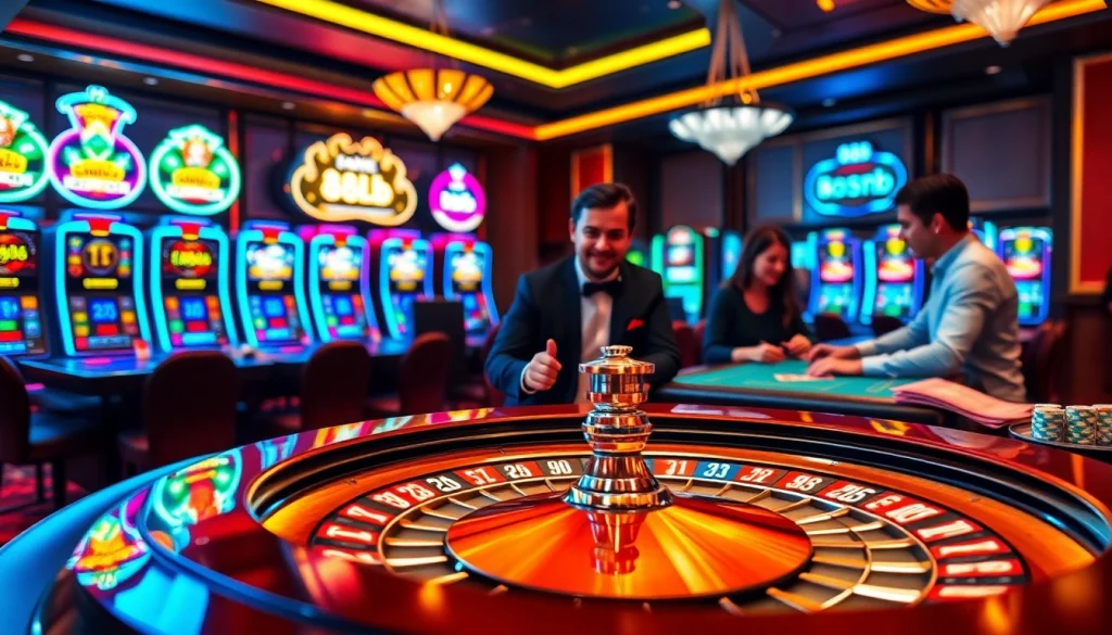 Engaging players at a luxury casino table, highlighting thrilling moments of 888b gambling excitement.