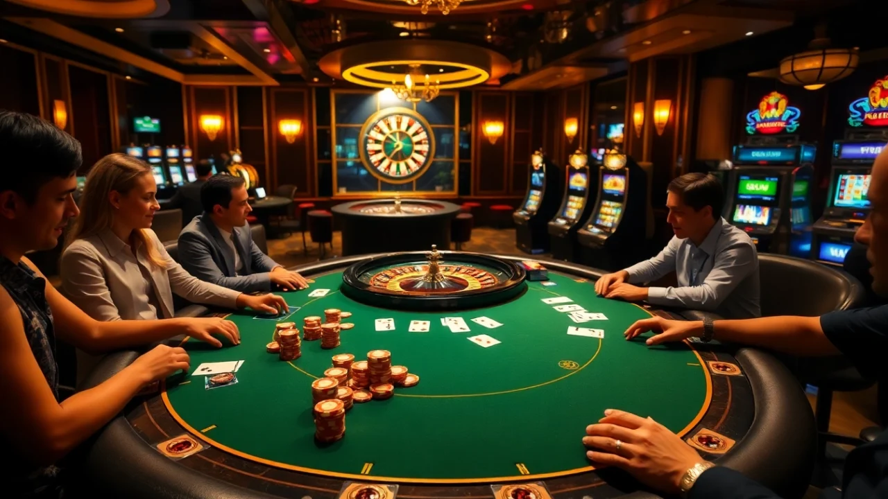 Experience thrilling gambling at https://mm88.bar/ with vibrant poker and roulette gameplay.