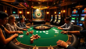 Experience thrilling gambling at https://mm88.bar/ with vibrant poker and roulette gameplay.