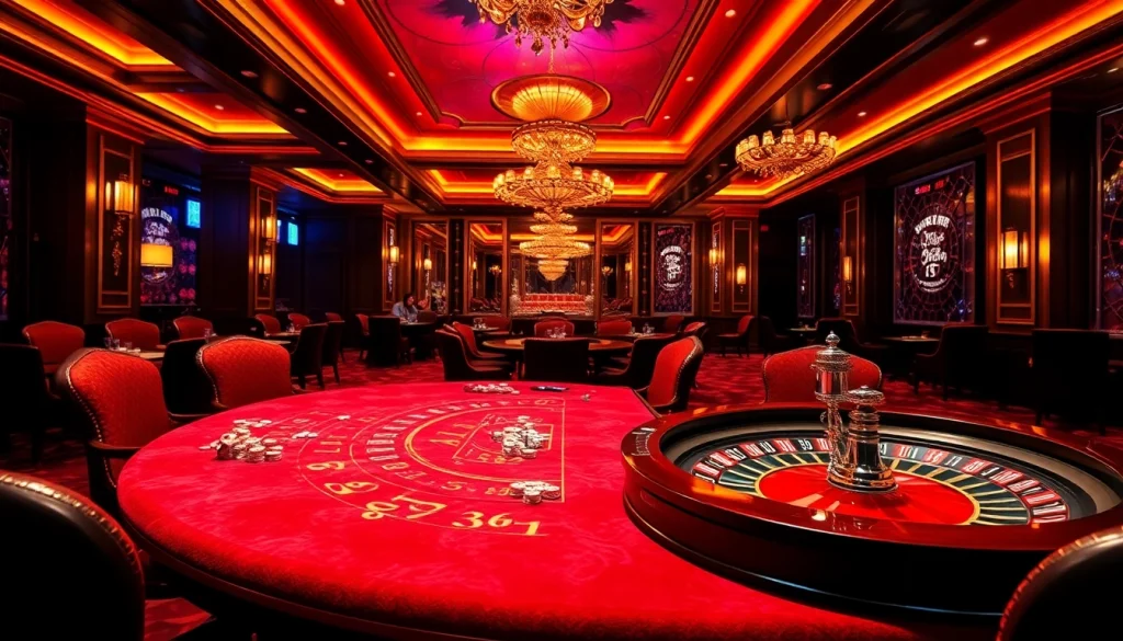 High-stakes poker game at https://uu882025.online/ - vibrant casino scene with excited players.