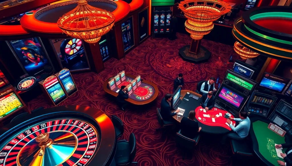 Exciting gameplay at a luxurious casino environment featuring 789pet elements and vibrant gambling action.