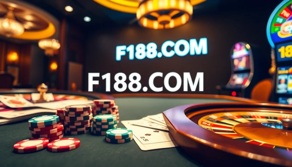 Experience thrilling poker action at F168.COM with vibrant game elements.