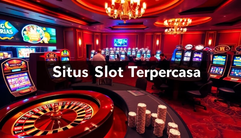 Experience high-stakes gaming at Situs Slot Terpercaya with captivating slot machines and poker action.