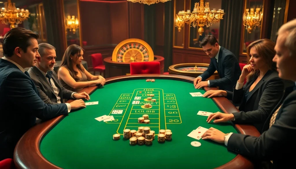 Experience thrilling gameplay at sky88 casino with elegant baccarat tables and high-stakes action.