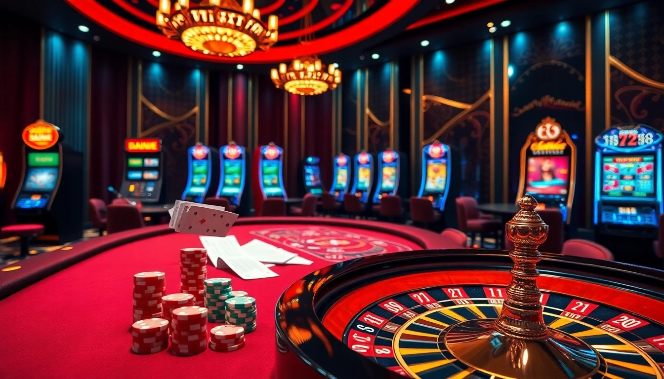 Experience thrilling gameplay with 88vv's vibrant casino visuals featuring chips and betting tables.