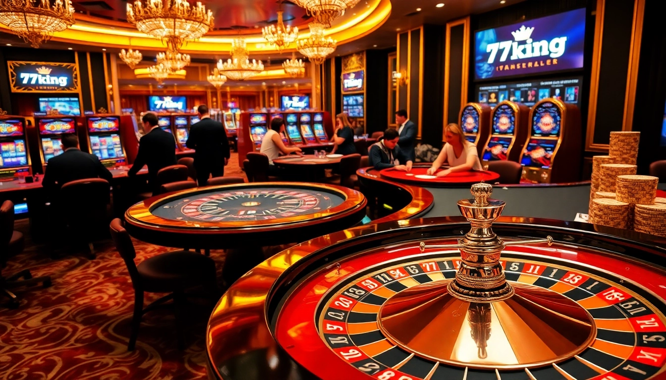 Experience the thrill of winning at 79King with luxury casino tables, vibrant poker chips, and a thrilling roulette action.