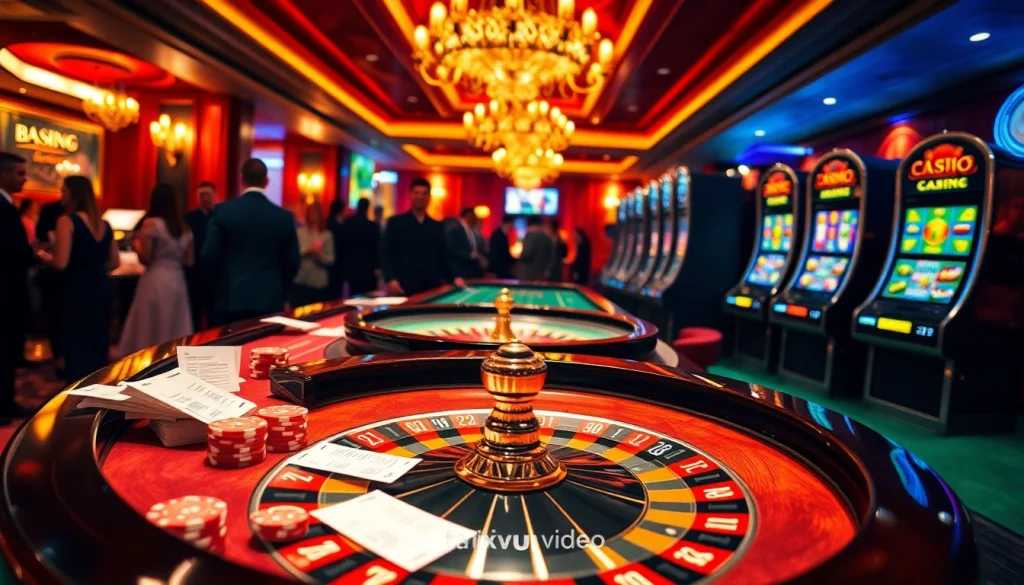 Winning bets at the casino table featuring online gaming interface from https://taixiumd5.video/ with excitement.
