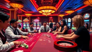 Experience the thrill of luckywin777 as players engage in exciting casino games.