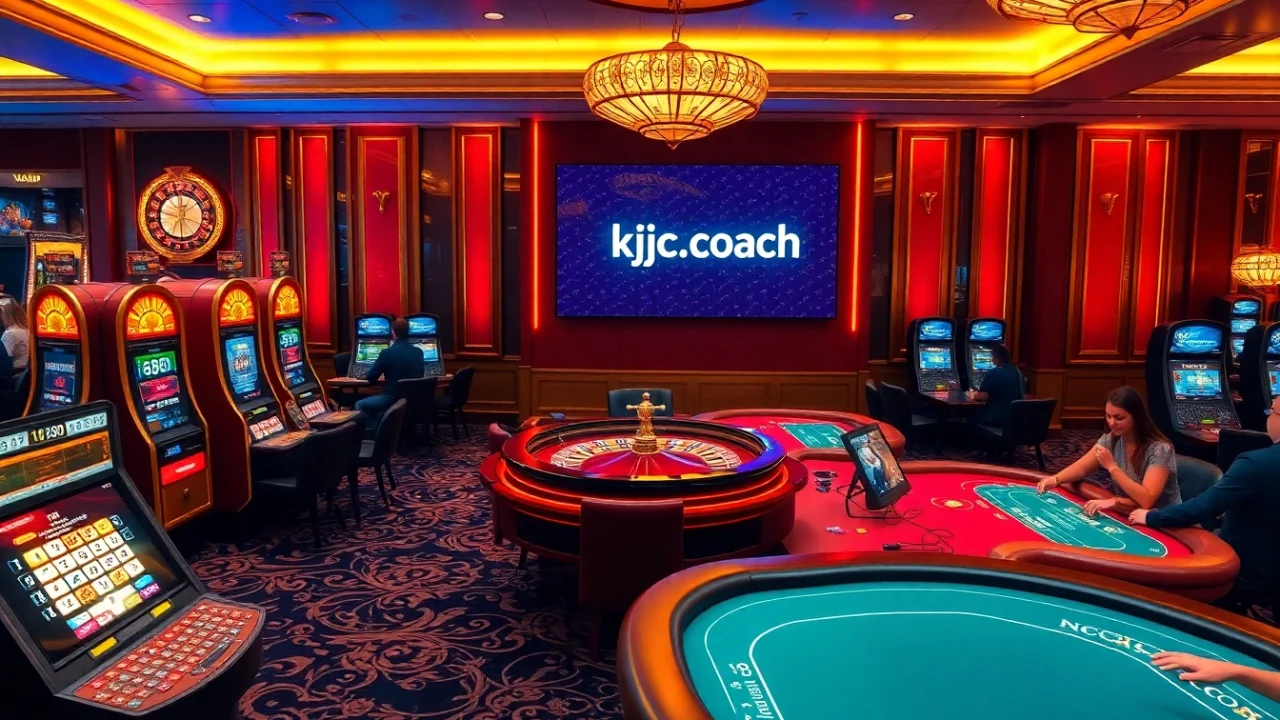 Experience thrilling online gambling at https://kjc.coach/ with vibrant slot machines and engaging players.