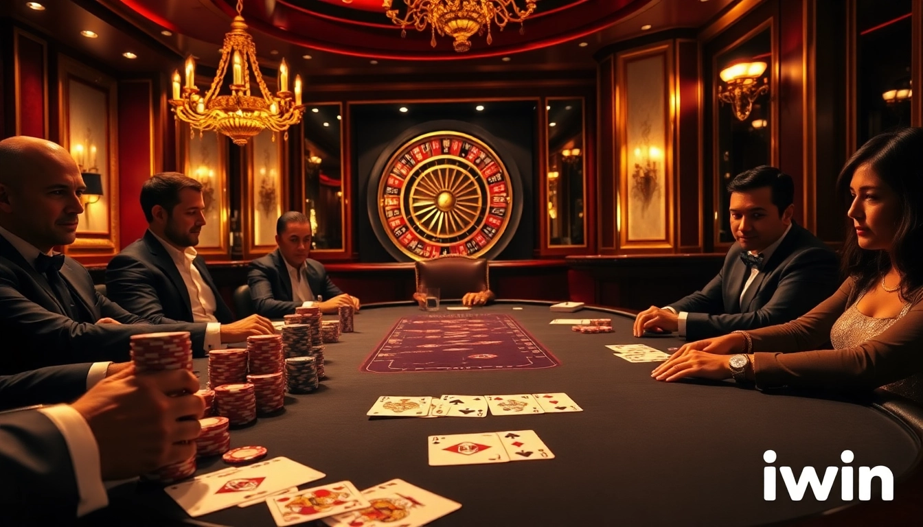 Experience the thrill of winning at poker with iwin chips and luxurious casino vibes.