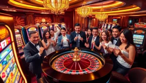 Experience thrilling bets and luxury gameplay at mk8.com in this vibrant casino scene.