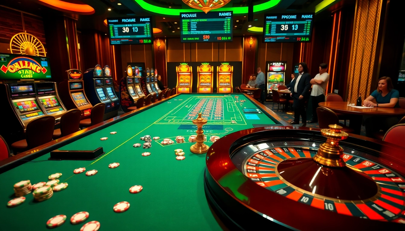 Experience the excitement of gambling at PS99 with poker chips and a vibrant casino atmosphere.