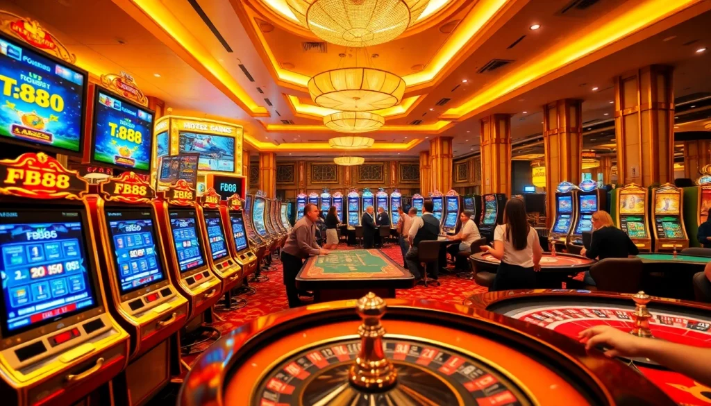 Experience thrilling action with fb88 at luxurious casino tables full of excited players.
