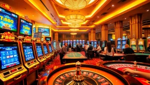 Experience thrilling action with fb88 at luxurious casino tables full of excited players.