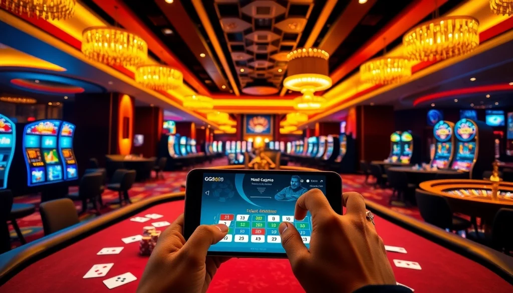 Experience excitement with GG88's vibrant casino gaming atmosphere and rich gaming options.