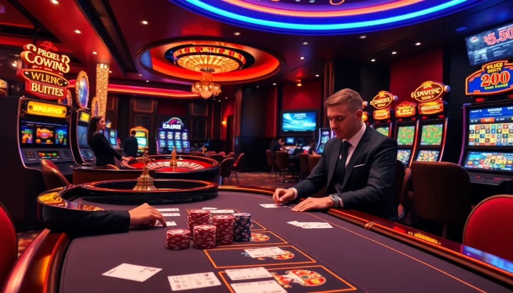 Experience high-stakes action at https://cm88.bz/, showcasing luxury casino games like poker and roulette.