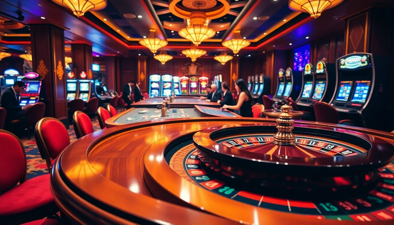 Experience the excitement of online gaming at https://vj88vn.com/ with high-stakes action on casino tables.