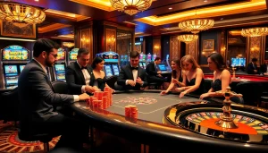 Experience luxury gaming at go8.com with high-stakes poker and vibrant slot machines.