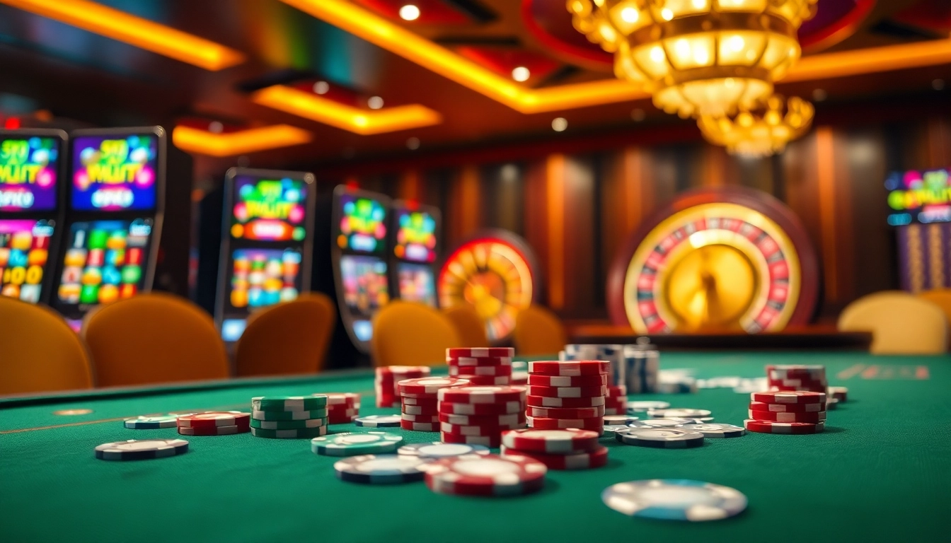 Experience the thrill of betting with CM88 at a luxury casino table full of excitement.