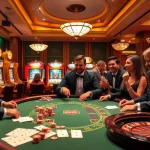 Experience high-stakes gameplay with rikvip.mx at a luxurious casino table filled with excitement.