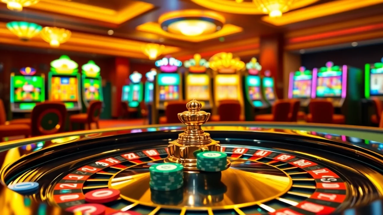 Players enjoying games at luck8 com đăng nhập with luxurious casino elements and excitement.