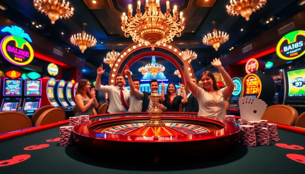 Celebrate your winnings at the Kp 88 poker table in a vibrant casino atmosphere.