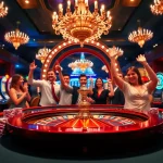 Celebrate your winnings at the Kp 88 poker table in a vibrant casino atmosphere.