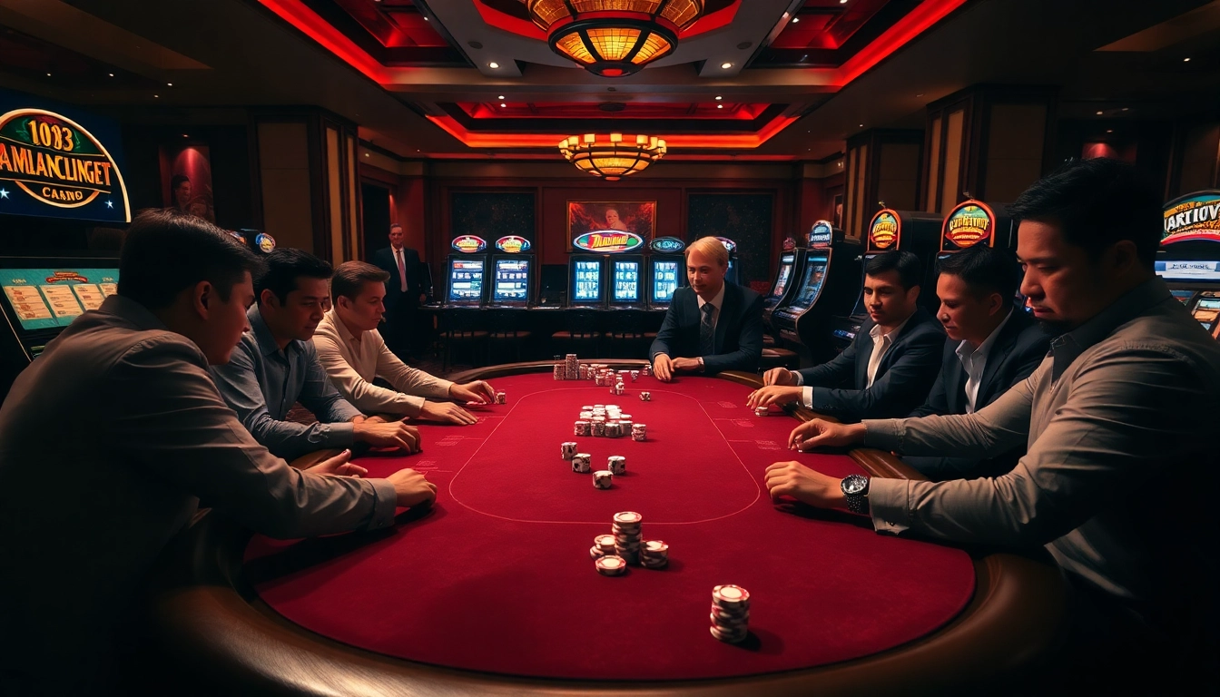 Experience high-stakes poker with the link k8bet at a luxurious casino.