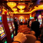 Experience the thrill of nổ hũ 79king with vibrant slot machines and enthusiastic players in a luxury casino setting!