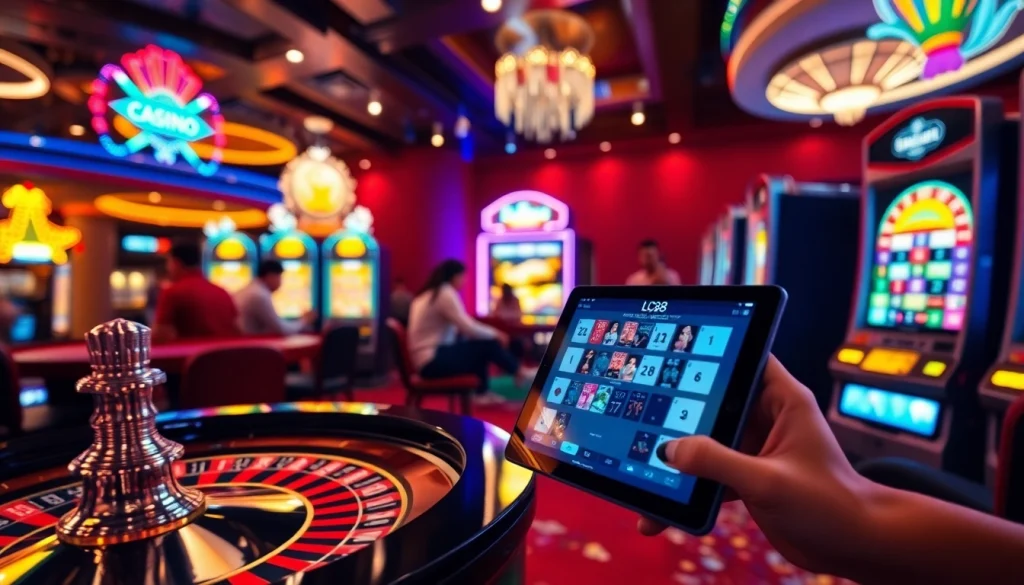 Experience thrilling gameplay at https://lc88.onl/ with vibrant casino action and high stakes betting.