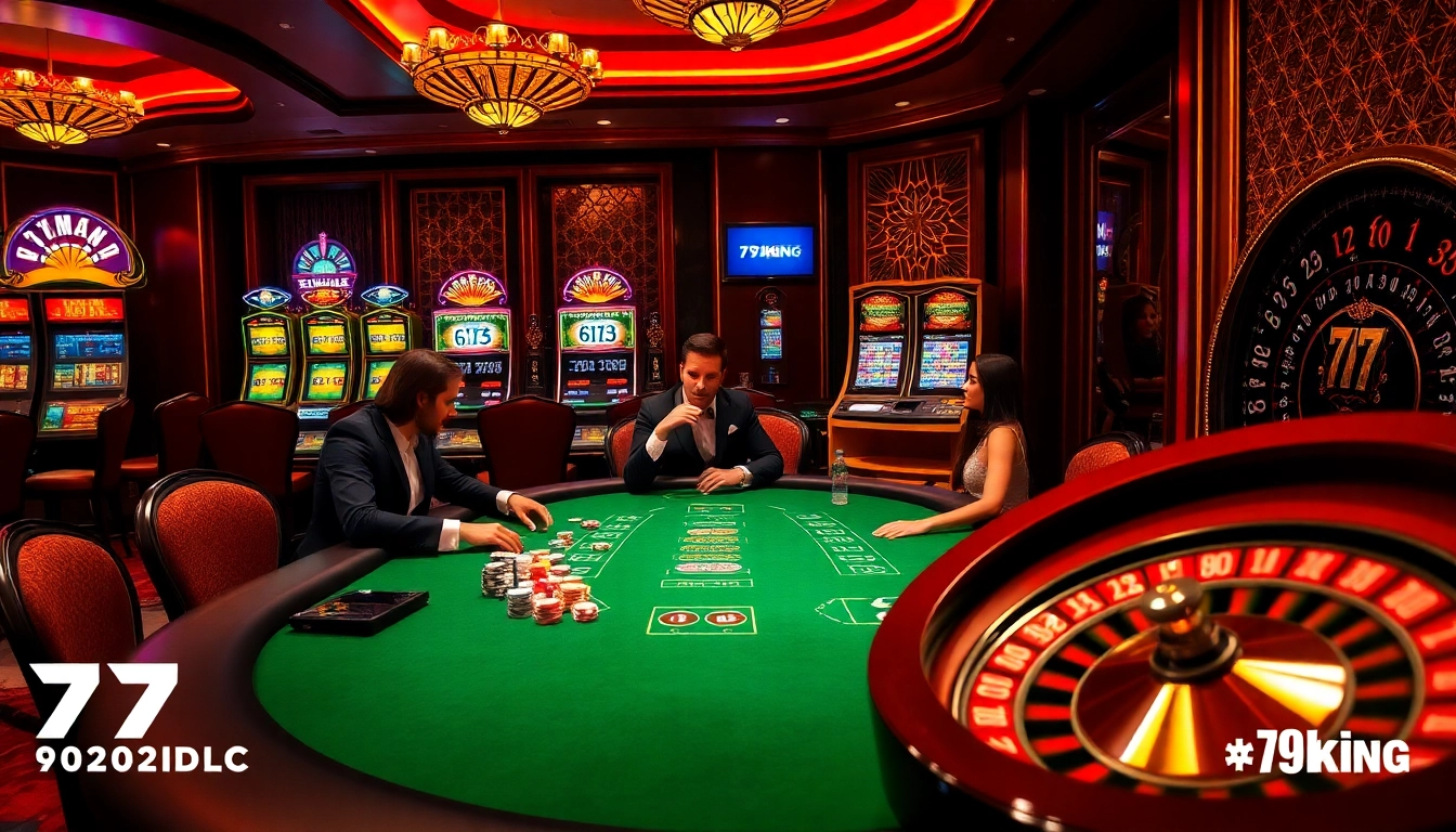 Experience the thrill of high-stakes gaming at 79KING with vibrant tables and exciting action.