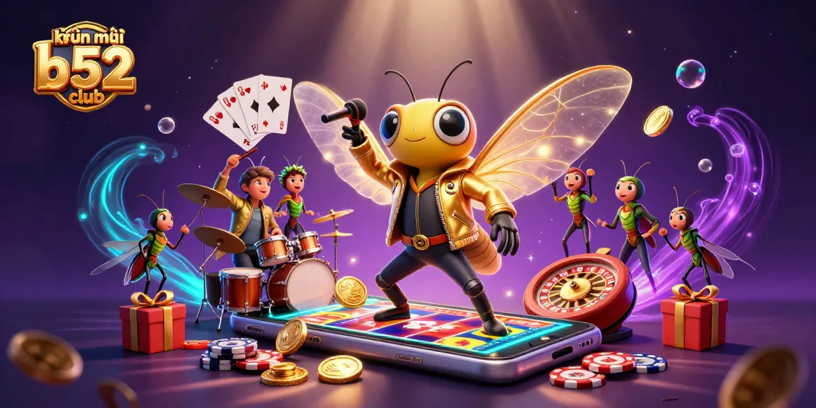 Engage with khuyến mãi b52 club showcasing a lively 3D casino scene bursting with excitement.